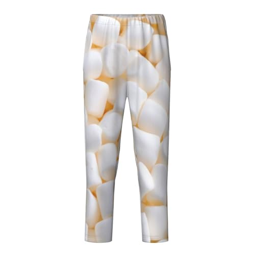 Mush Rooms Kids Full Print Bottoms ，Soft Cotton-Like Fabric, Elastic Waist For Casual Play And Daily Wear