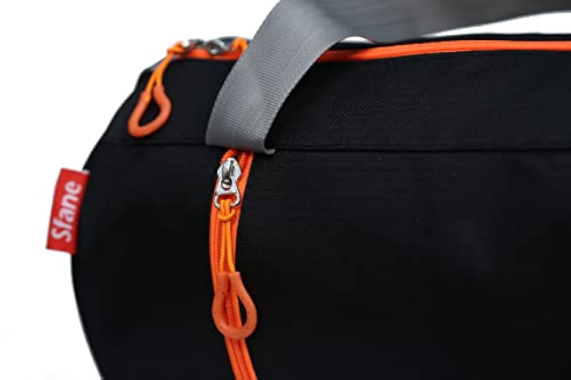 Gym Bags for Men with Separate Shoe Compartment, Orange & Black