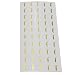Savor The Memories Food Choice Stickers for Place Cards- Meal Stickers (Clear with Gold Icon, Vegetarian (Carrot))
