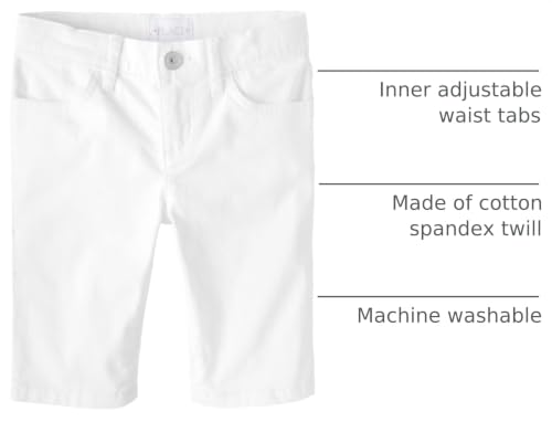 Image of The Children's Place Girls Twill Skimmer Shorts
