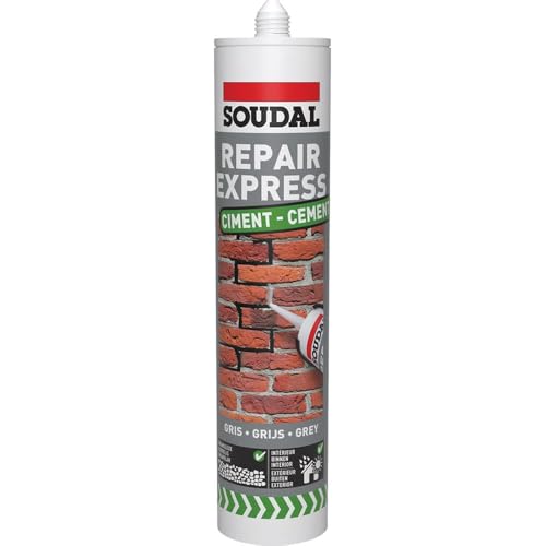 Soudal Repair Express Cement (300ml) Grey pointing crack filling General repairs