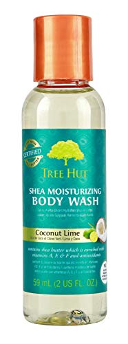 Tree Hut Shea Moisturizing Body Wash Coconut Lime, 2oz, Ultra Hydrating Body Wash for Nourishing Essential Body Care (Pack of 35) (700600)