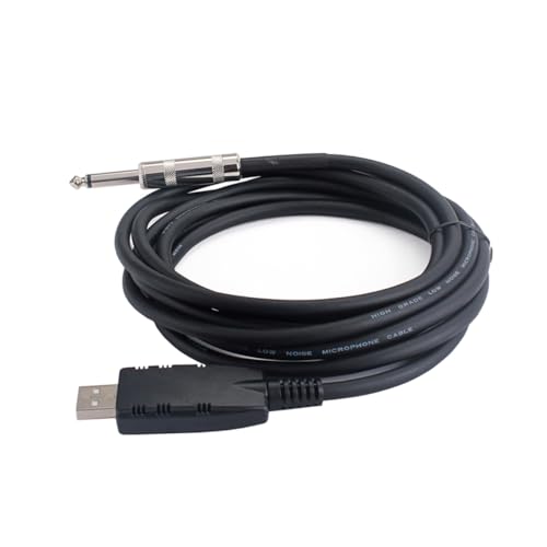 Câble USB audio pour guitare électrique Toyvian adaptateur PC et Windows