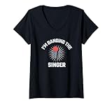 Photo Gallery donna i m banging the singer - divertente novità maglietta con collo a v Photo Gallery donna i m banging the singer - divertente novità maglietta con collo a v