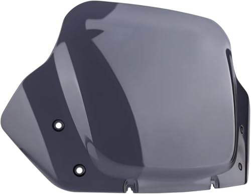 Image of 14 inch Smoke Wave Windshield Windscreen Wind Splitter Compatible for Harley Davidson CVO Street Glide FLHXSE 2023-2024, Street Glide FLHX 2024-up