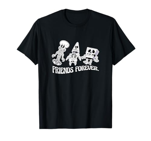 SpongeBob SquarePants Friends Forever Skeleton Buddies T-Shirt