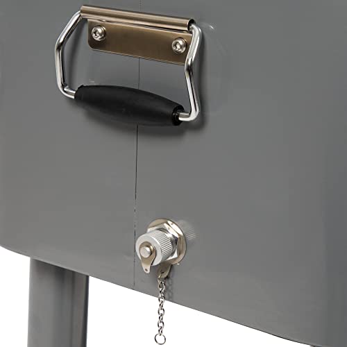 Tommy Bahama 77 Quart Rolling Stainless Steel Cooler With Wheels #TOP3