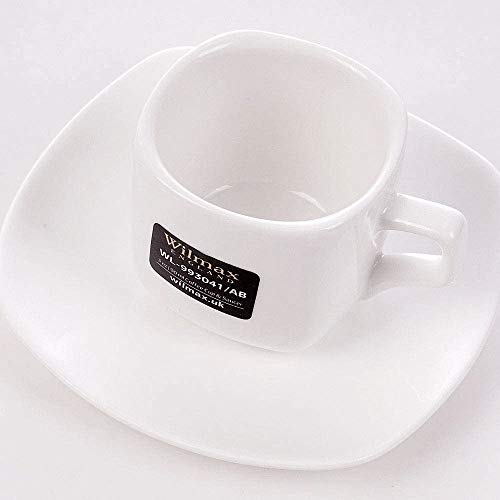 Set Porcellana Alta Qualità Set Zuccheriera E Bricco Latte Wilmax In Porcellana - Bianco, Elegante Set Servizio Caffè - 5
