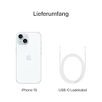 Apple iPhone 15 (256 GB) - Blau – Ansicht 6