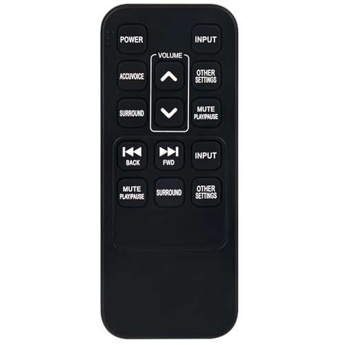 Télécommande de rechange pour ZVOX AV257 AV203 AV157 AV120
