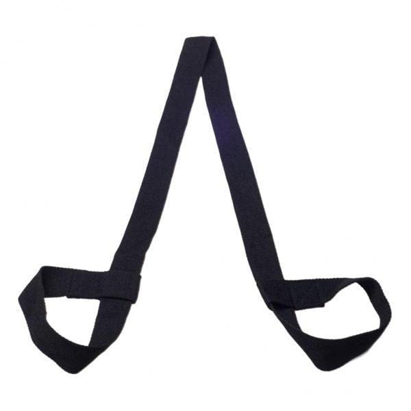 2xCotton Yoga Mat Strap Pilates Mat Carrier Fitness Stretchy Loop Black