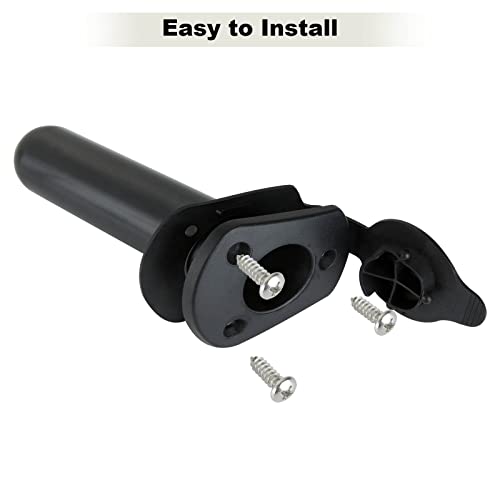 Dirbuy 6 Pcs Flush Mount Fishing Pole Holder - 90 Degree Kayak Fishing Rod Holder For Fishing Boat, Canoe And Fishing Tackle Accessory Tool #TOP2