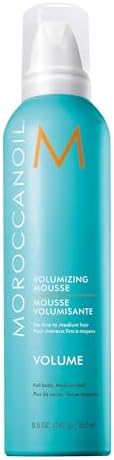 Moroccanoil Volumizing Mousse, Full Body, Medium Hold, for Dry Hair Type, Long-Lasting Flexible Hold, 250ml