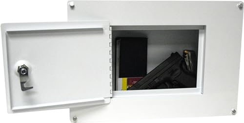 Homak First Watch Between The Studs High Security Steel Wall Safe, White thumbnail 5
