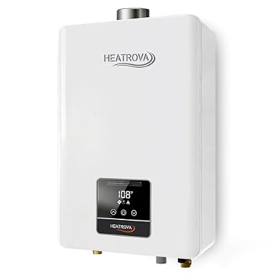 Natural Gas Tankless Water Heater Indoor, 3.6 GPM 85,000 BTU,Instant Hot Water, Constant Temperature,Pure Copper Heat Exchanger, On-Demand for 2–3 Fixtures, Apartment & Home Use
