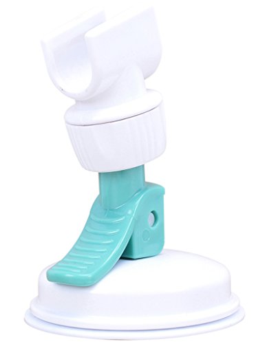 TAUT Bathroom Portable & Adjustable Suction Cup Shower Head Holder White 3