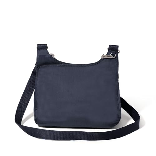 Image of Baggallini Securtex Anti-theft Crossover Crossbody Bag 11 inchw X 8.5 inchh, Rfid, Built-in Wallet, Locking Zippers