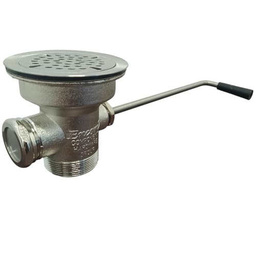 Encore D50-7200 Twist Handle Drain, 3-1/2\" Sink Opening, 2\" Outlet
