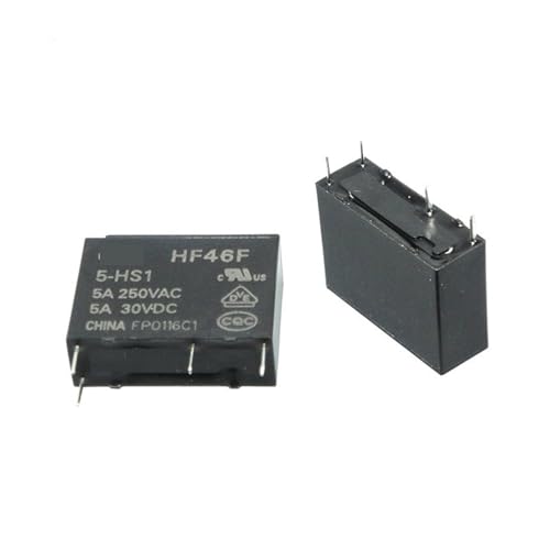 Relés HF46F-5-HS1 de 5V para solucionar fallos de conmutación en módulos de control