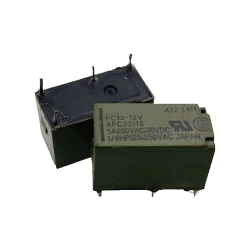 Relais 12V PC1a-12V 5A 4 broches pour circuit imprimé