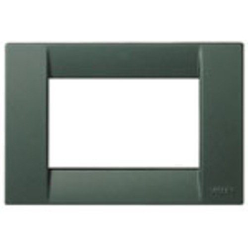  Vimar Serie Idea – Placca Classica 3 Modulo Silk Verde