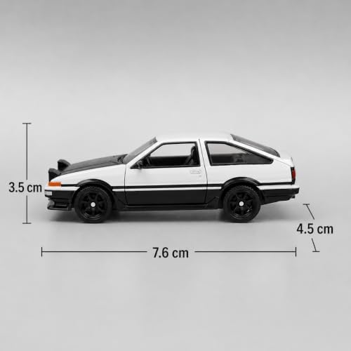 Image of Wizplex CCA Officially Licensed Toyota AE86 1:64 Scale Die Cast Metal Car - Collectible Alloy JDM Classic Coupe with Openable Doors & Free-Rolling Wheels, Display Showpiece for Kids 3+