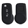 kwmobile autosleutel hoesje compatibel met Citroen DS3 C3 2-knops autosleutel – Autosleutel behuizing in zwart