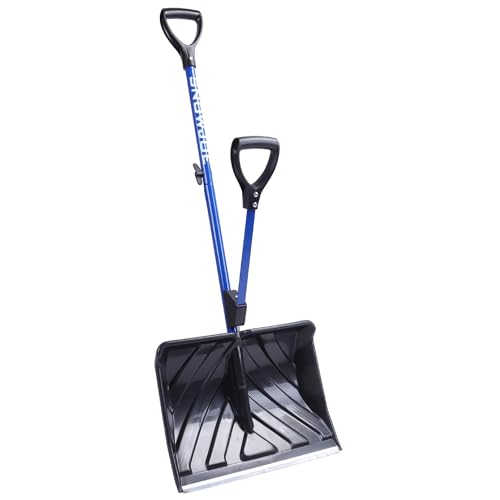 Snow Joe Snow Shovel with 18-Inch Blade and Assist Handle, 3.5 Lbs - Heavy-Duty Lightweight Shoveling Tool for Ice Removal, Shovelution SJ-SHLV01 by Snow Joe - Used condition - CA$26.06