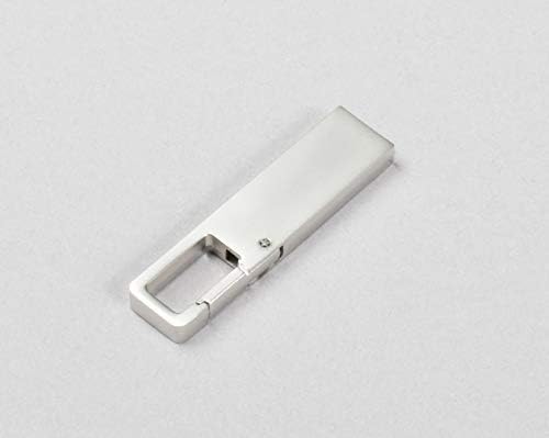Premium Metal Silver Key Fob USB 2.0 Flash Memory Drive (64GB) image 4