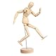 Kunstfigur aus Holz, Künstlerpuppe, menschliche Puppe, Modellfigur, Modellpuppe, Zeichenpuppe, Modell, Zeichnung, Statue, Mini-Figur