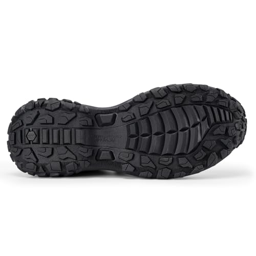 FitVille Wide Slip on Shoes for Men Hiking Walking Shoes Trekking Loafer with Arch Support | Slip Resistant | Wide Toe Box4