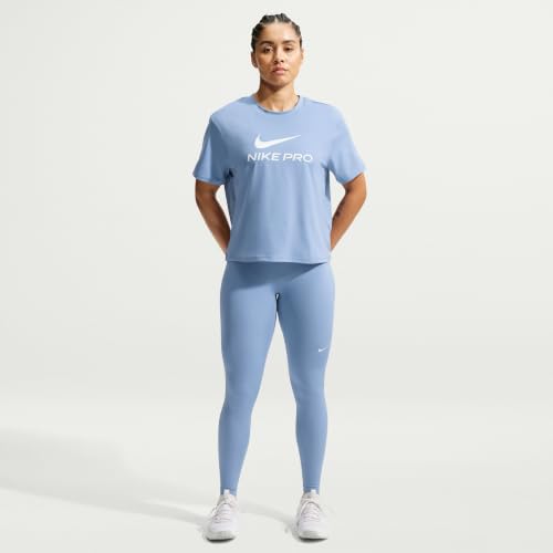 Image of Nike Womens Pro Mid-Rise Full-Length Leggings