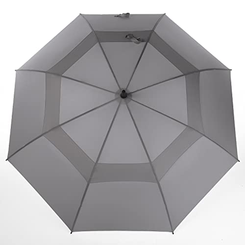 Image of MRTLLOA Automatic Open Golf Umbrella, 62 /68 Inch Extra-Large Oversized Double Canopy Vented Windproof Waterproof Stick Rain Golf Umbrellas for Men and Women