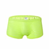 【CINTURA Y PIERNAS SUAVES】 Nuestra ropa interior para hombre con cintura ultra elástica, no se sube ni se baja, siempre permanece en su lugar. Las piernas suaves tienen una longitud de soporte deportivo, no se enrollan ni se atan, permiten una gran movilidad. y las costuras suaves te mantienen cómodo sin sentirte apretado o tirante durante todo el día.