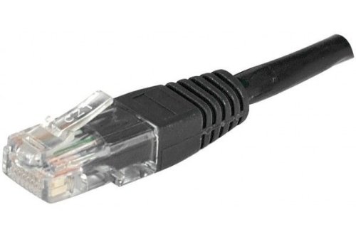 Cavo di rete CAT 5e - Cavo Patch Ethernet RJ45 UTP Nero da 2m antigroviglio