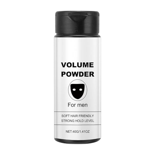 Polvo para el cabello para hombres, elegante – Textura de volumen ligero, acabado natural fácil de aplicar | Herramienta de cuidado instantáneo de pelo impulsado, perfecta para eventos sociales