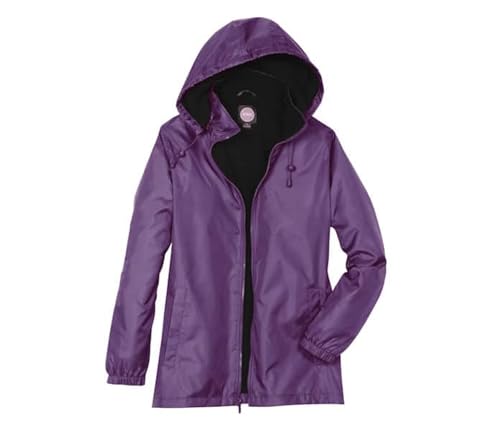 totes Womens Rain Jacket with Hood Rain Coat for Women Waterproof Womens Coats,Acai Berry,M3