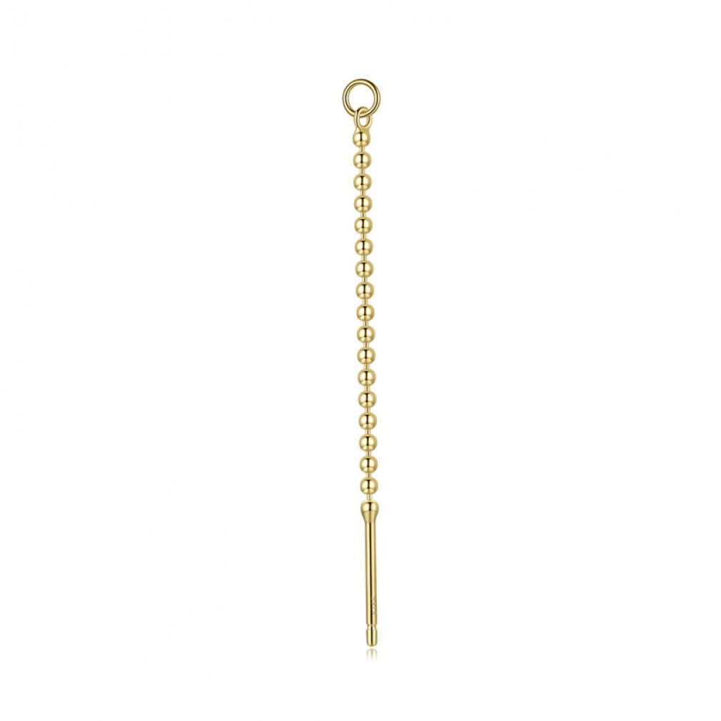 YCTTKDD 1 x Mix-Ohrringe für Damen, Ohrstecker-Schmuck mit Kette, Ohrpiercing-Schmuck