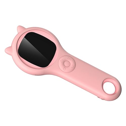 Image of Handheld Digital Microscope, Pocket Magnifying Glass for Students Kids with 2.0in Color Screen, 500x Magnification, 2MP, 8 Adjustable LED Lights, Compatible with OSX (Pink)