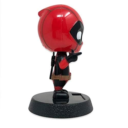 Trunkin Solar Deadpool Bobblehead Action Figure Bobble Head Car Accessory 2