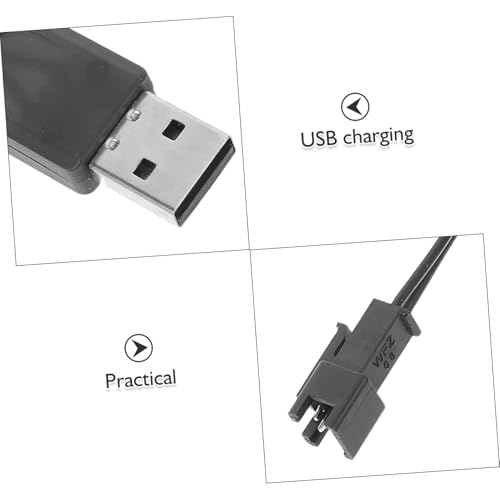 Juguetes eléctricos coches RC accesorios de carga con cables USB cortos 3