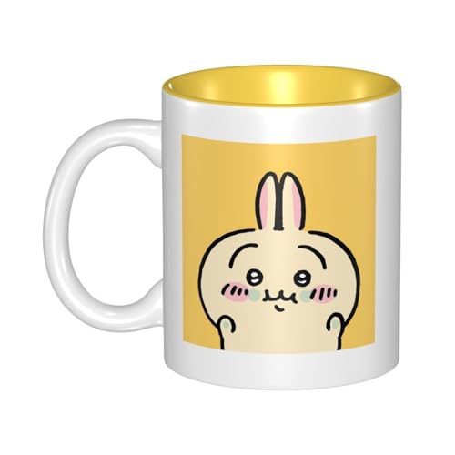 マグカップ ちいかわ うさぎ コーヒーカップ 陶磁器 ミルクコップ おしゃれ 持ちやすい 耐熱 耐冷 人気 かわいい プレゼント 母の日 記念日 電子レンジ対応 330ml
