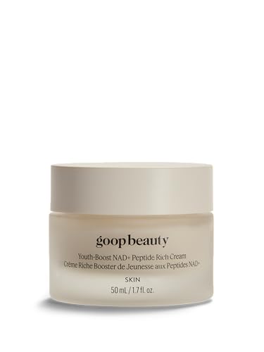 goop Beauty Peptide Serum | Reduces Fine Lines & Wrinkles | Peptides, Ceramides, & Niacinamide | Anti Aging Serum to Improve Firmness & Elasticity | Paraben Free | 1 fl oz