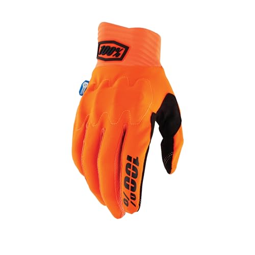 Guanti 100% Cognito Smart Shock Naranja Fluo Talla S 2