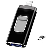 【MFi認証取得】iPhone用 USBメモリアプリ不要・4in1外付け usb lightning/USB/Type-C搭載 写真動画を転送｜スマホ/PC/Android/Mac対応 高速 データ保存 回転式iPhone 16/15/14/11/Pro/SE/iPad Air/Proなど対応