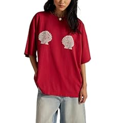 Shells Emboridery Red