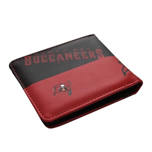 Littlearth NFL Tampa Bay Buccaneers Bi-Fold Wallet, Team Color, 4” x 5" x 1”