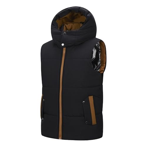 Veste matelassée sans manches homme coton ample contre le froid