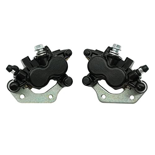 JAVIK Front Left Right Brake Calipers & Pads for Kawasaki KF...