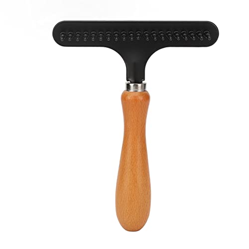 Teppich Kamm, Hand-Teppichrechen,Teppichkamm,Rechen, Teppich Bürste Teppich Reiniger Teppichbürste,Reinigung,Pflege,Edelstahl,Haarpflege, Teppichrechen für Schönheitssalon